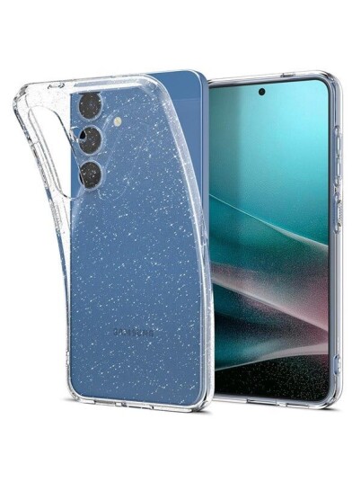 Spigen Liquid Crystal Glitter Mobildeksel for Samsung Galaxy S25+ - Gjennomsiktig