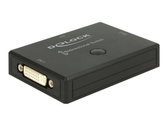 Delock DVI 2 - 1 Switch bidirectional 4K 30 Hz - videosvitsj - 2 porter Delock DVI 2 - 1 Switch bidirectional 4K 30 Hz - videosvitsj - 2 porter