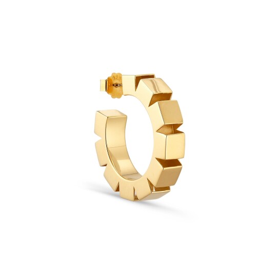 Jane Koenig Chunky Magic Hoop - Gold - ONE SIZE