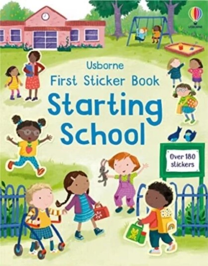 First Sticker Book Starting School Av Holly Bathie First Sticker Book Starting School Av Holly Bathie
