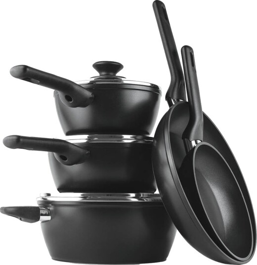 Modern House Kitchen Essentials grytesett 5 deler svart