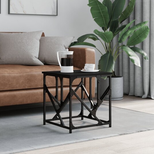  Salongbord svart 45x45x47,5 cm konstruert tre 8720845420710