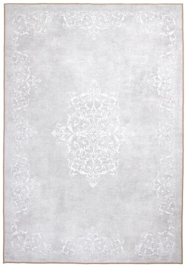 Wilton teppe Santi lysegrå/hvit Størrelse: 160 x 230 cm Wilton teppe Santi lysegrå/hvit Størrelse: 160 x 230 cm