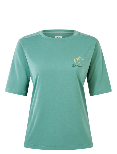 Berghaus Bg W Coneflower Ss Tee - Green - XS