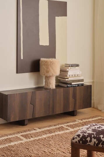 Ellos Home TV benk / sidebord Pussel Brun Ellos Home TV benk / sidebord Pussel Brun