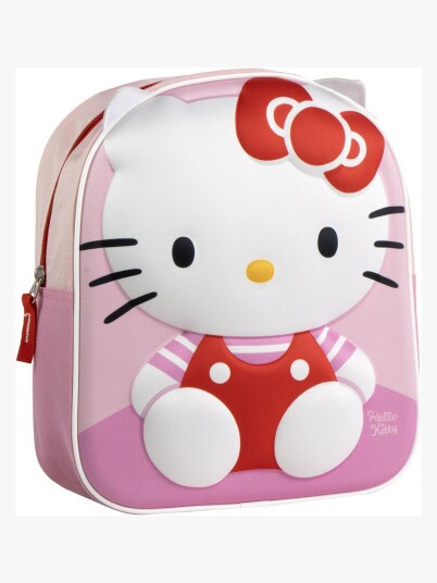 Hello Kitty 3d Ryggsekk Rosa