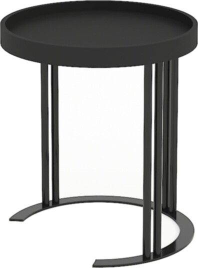 Sidebord HOME4YOU Keira 40x45 cm Svart - svart