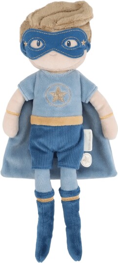 Little Dutch Cuddle Doll Superhero Jim 35Cm Blue ONE SIZE Little Dutch Cuddle Doll Superhero Jim 35Cm Blue ONE SIZE