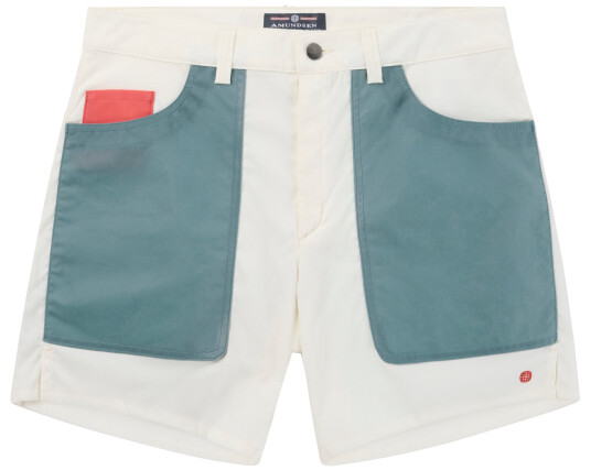 Amundsen Sports 7incher Field Shorts M`s Offwhite/Stormy Blue M