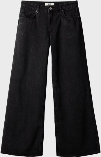 NEUW Milla Wide Blackoutwashed Black   Black   24 x 32