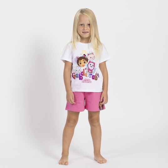 Gabby"s Dollhouse Pysjamas Hvit/Rosa 104-110