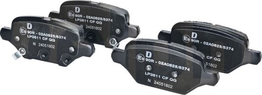 Bremseklosser sett DELPHI LP3611