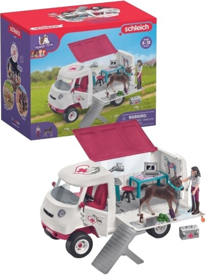 Schleich Mobil Dyrlege Med Hannoveranerføll Schleich Horse Club 42439
