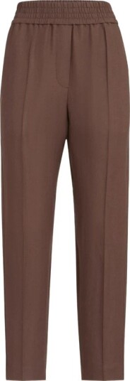 Brunello Cucinelli Dame Bukser Brun L, Brunello Cucinelli Dame Bukser Brun L,