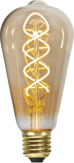 LED Lampe Star Trading E27 ST64 Decoled Spiral Amber Dimbar 3,2W LED Lampe Star Trading E27 ST64 Decoled Spiral Amber Dimbar 3,2W