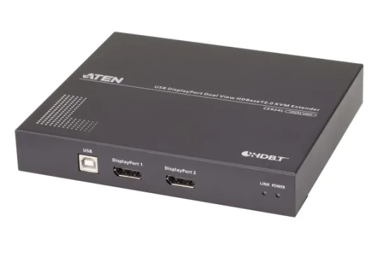 Aten Ce 924 - Fjern- Og Lokal Enhet - Kvm / Lyd / Seriell / Usb-Svitsj - Usb, Rs-232, Displayport, Hdbaset 2.0 - Usb - Opp Til 150 M