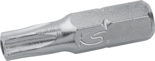 Ks Tools 911.3113, Nickel, Din 3126, Iso 1173 - C 6,3, 30 Mm, 35 G, 25,4 / 4 Mm (1 / 4"), Sekskantet Ks Tools 911.3113, Nickel, Din 3126, Iso 1173 - C 6,3, 30 Mm, 35 G, 25,4 / 4 Mm (1 / 4"), Sekskantet