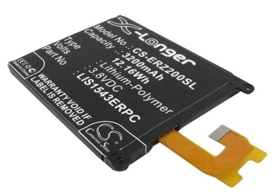 Sony Xperia Z2 batteri (3200 mAh 3.8 V, Sort)