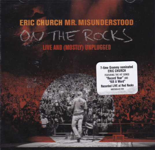 Eric Church Mr. Misunderstood On The Rocks: Live And (Mostly) Unplugged CD