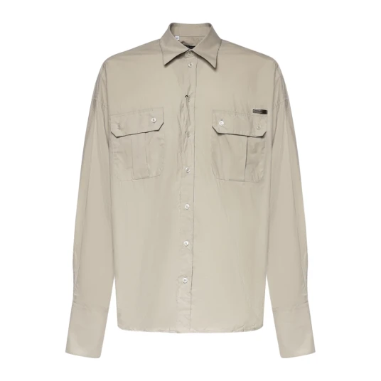 Dolce & Gabbana Herre Skjorter Beige M, Dolce & Gabbana Herre Skjorter Beige M,