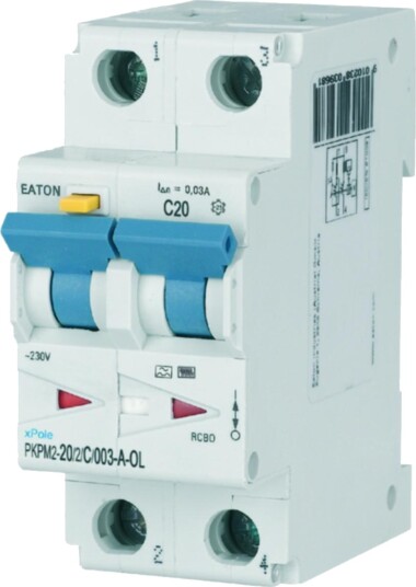 Eaton Jordfeilautomat xPole PKPM2 20/ 2/ C/ 003-A-OL