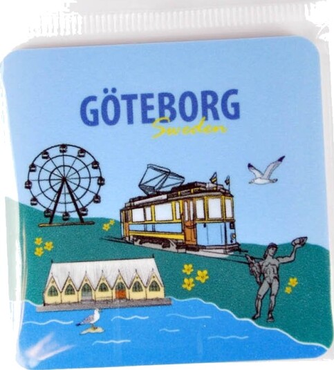 Mellow Design - Magnet Göteborgsmotiv 6,5x6,5 cm