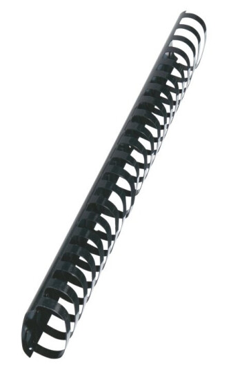 Gbc Combbind 51 Mm 21 Ringer A4 210 X 297 Mm 450 Ark Svart 50 Stk Plastbindekam For P/N: 2101435 Ib271106 Ib271717