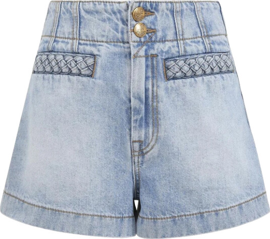 Zimmermann Dame Shorts Blå S,