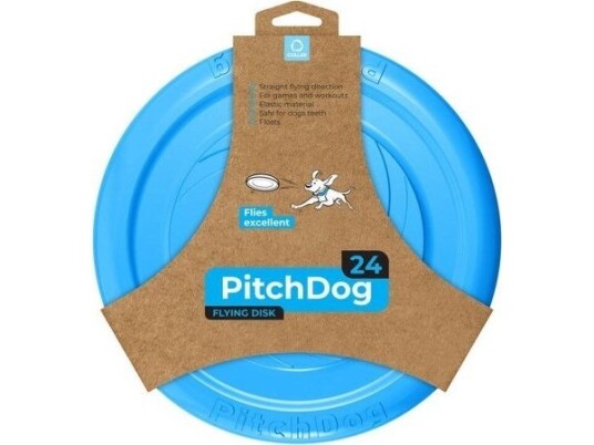 Frisbee/Kasteskive For Hunder Waudog 24 Cm, Blå Frisbee/Kasteskive For Hunder Waudog 24 Cm, Blå