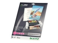 Leitz - Glanset, krystallklar - A4 (210 x 297 mm) lamineringspunger