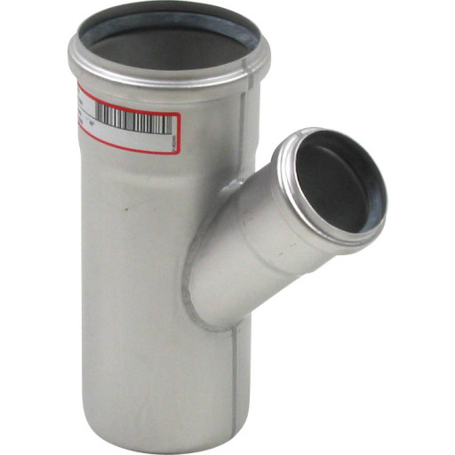 Blücher Gr.Rør 45Gr.82 X 50Mm Strømlinet Rs 82 Aisi 304.Alm Rf Stål Blücher Gr.Rør 45Gr.82 X 50Mm Strømlinet Rs 82 Aisi 304.Alm Rf Stål