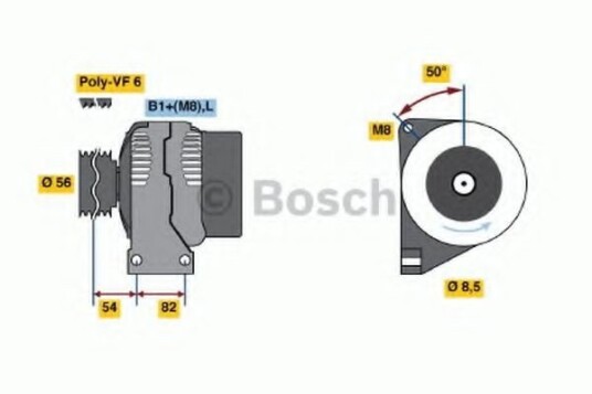 Dynamo BOSCH 0 986 041 740 Dynamo BOSCH 0 986 041 740