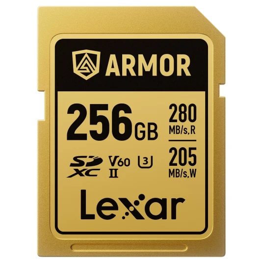 Lexar Armor Gold SDXC 256GB 256GB. UHS II/U3/IP68. R280/W205 V60