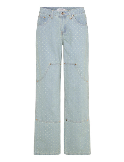 Coster Copenhagen Jeans In Dot Denim   Petra Fit   Blue   36