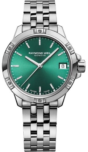 Raymond Weil Dameklokke 5960 ST 52051 Tango Grønn/Stål Ø30 mm