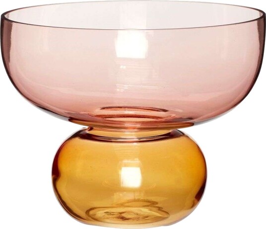 Vase Glas rosa/Bärnsten Vase Glas rosa/Bärnsten