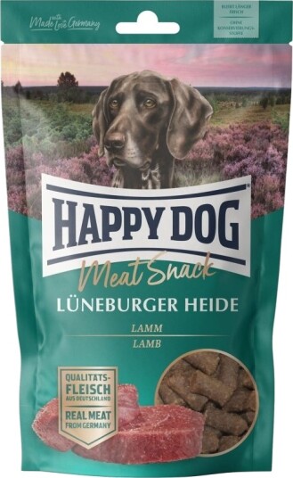 Happy Dog Meat Snack L Neburger Heide Godbit For Hunder Lam 75 G Happy Dog Meat Snack L Neburger Heide Godbit For Hunder Lam 75 G