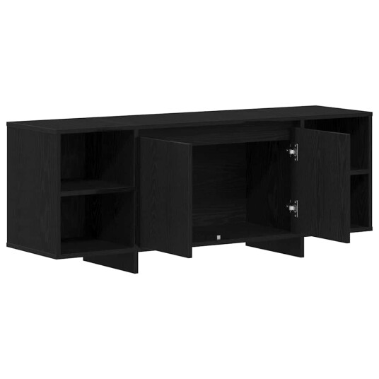TV benk Svart 120 x 30 x 40,5 cm Konstruert tre TV benk Svart 120 x 30 x 40,5 cm Konstruert tre