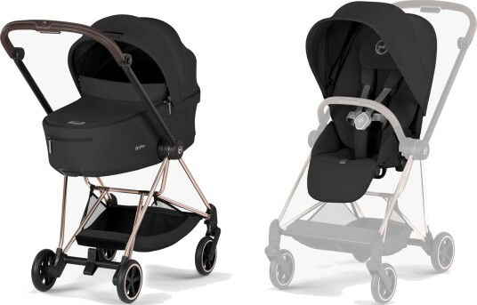 Cybex MIOS Comfort Duovogn Rosegold/Sepia Black Cybex MIOS Comfort Duovogn Rosegold/Sepia Black