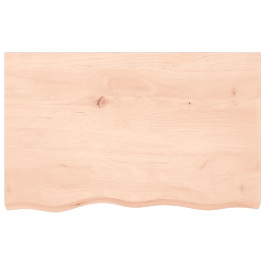 Benkeplate til bad 80x50x4 cm ubehandlet heltre Benkeplate til bad 80x50x4 cm ubehandlet heltre