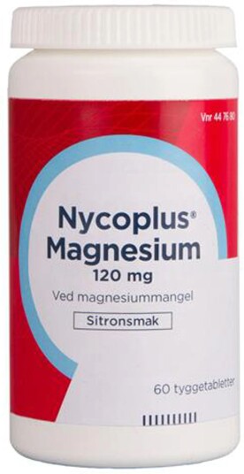 Nycoplus Magnesium 120 mg, 60 stk.