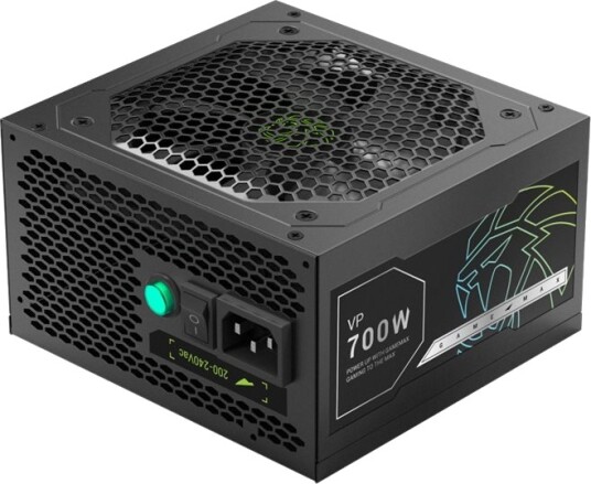 Gamemax VP 700S Strømforsyning 700W 80 Plus Gold Svart