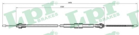 Bremsewire LPR C0137B
