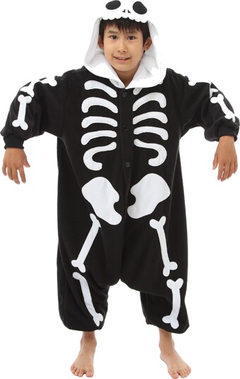 Sazac Co.,Ltd Skjelett Barn Kigurumi Large 2374H