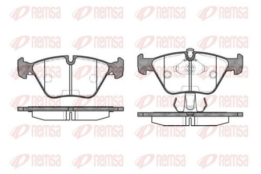 Bremseklosser REMSA 0270.15 Bremseklosser REMSA 0270.15