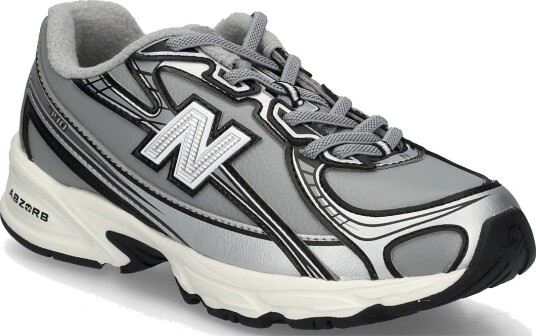 New Balance New Balance 740 Kids Bungee Lace - SLATE GREY - 28