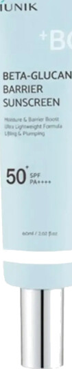 Iunik Beta Glucan Barrier Sunscreen Spf50+ Pa++++ - Nude - 60 ML Iunik Beta Glucan Barrier Sunscreen Spf50+ Pa++++ - Nude - 60 ML