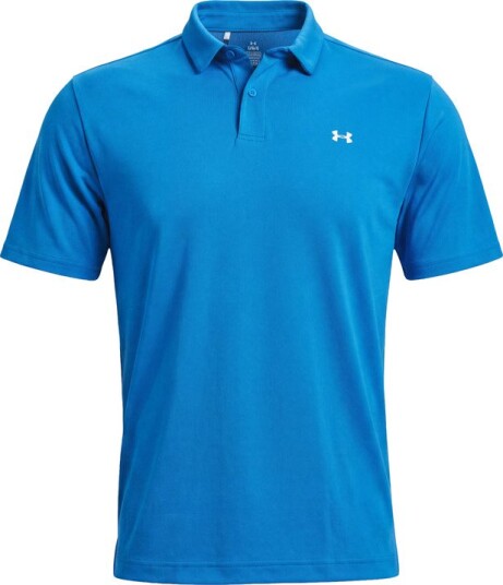 Under Armour Piké T2G Pique Polo Golf pologenser herre Aegean Blue (430) Medium