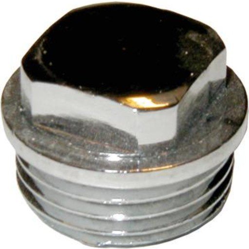 Messing plugg krom 3/4"