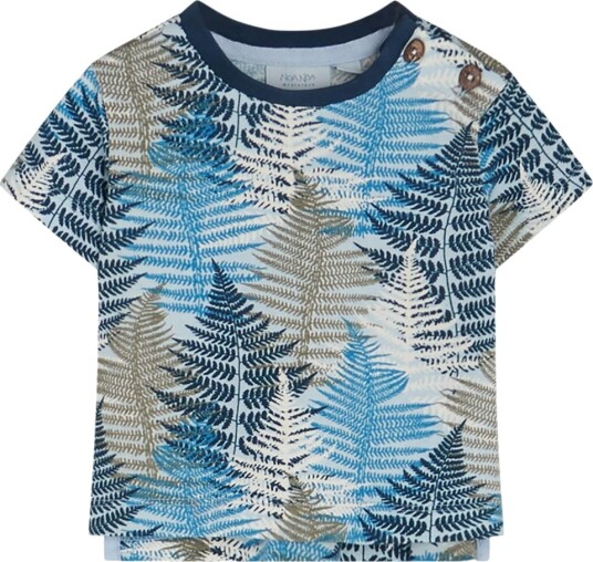Noa Noa miniature T skjorte Trykk Light Blue m. Northern Wood Noa Noa miniature 62 T skjorte Blå Noa Noa miniature T skjorte Trykk Light Blue m. Northern Wood Noa Noa miniature 62 T skjorte Blå